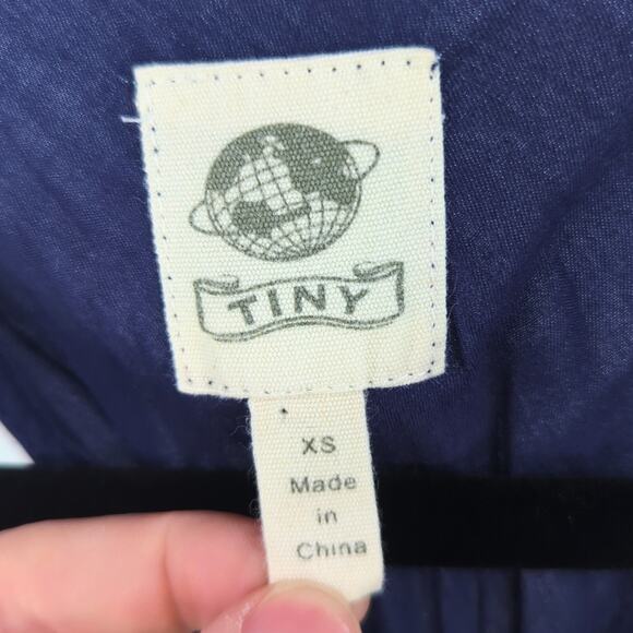 Anthropologie Tiny Embroidered Floral Racerback Tank Top XS Boho Feminine - Picture 3 of 11